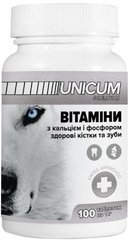 Вітаміни Unicum Premium "здорові зуби та кістки" для собак 100 табл. 11302 фото